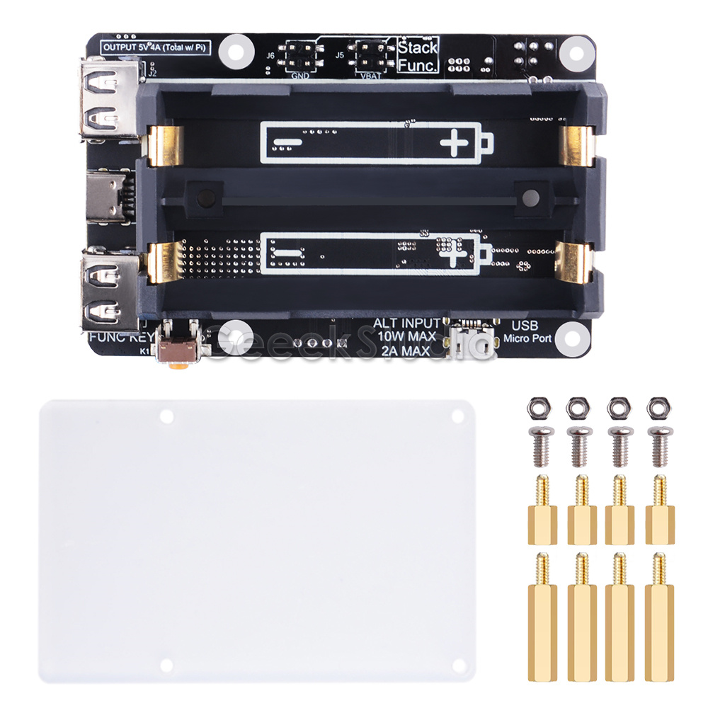 Pi Power Supply - UPS Plus с автоматическим отключением RTC