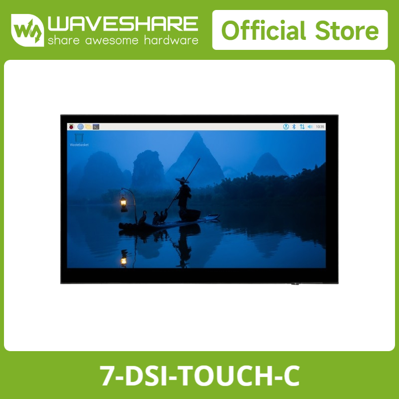 Raspberry Pi - 7-дюймовый емкостный сенсорный дисплей Waveshare DSI