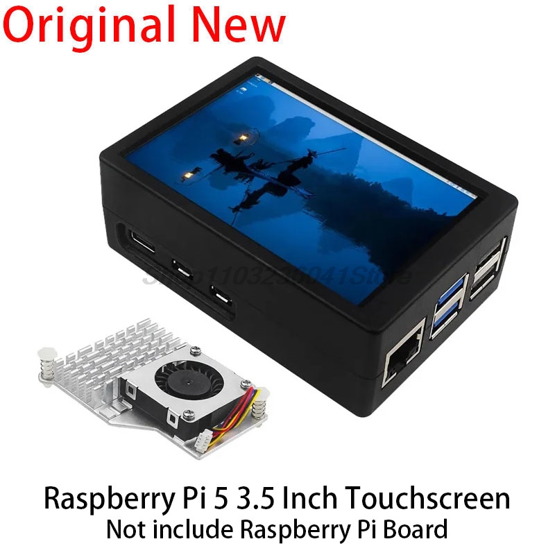 Pi 5 Case - 3,5-дюймовый сенсорный экран Raspberry Pi 5,