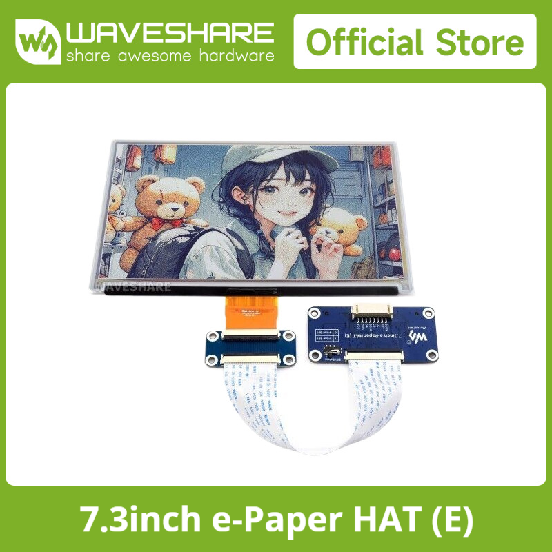 Pi Power Supply - Waveshare 7,3-дюймовый 6-цветный дисплей для электронной